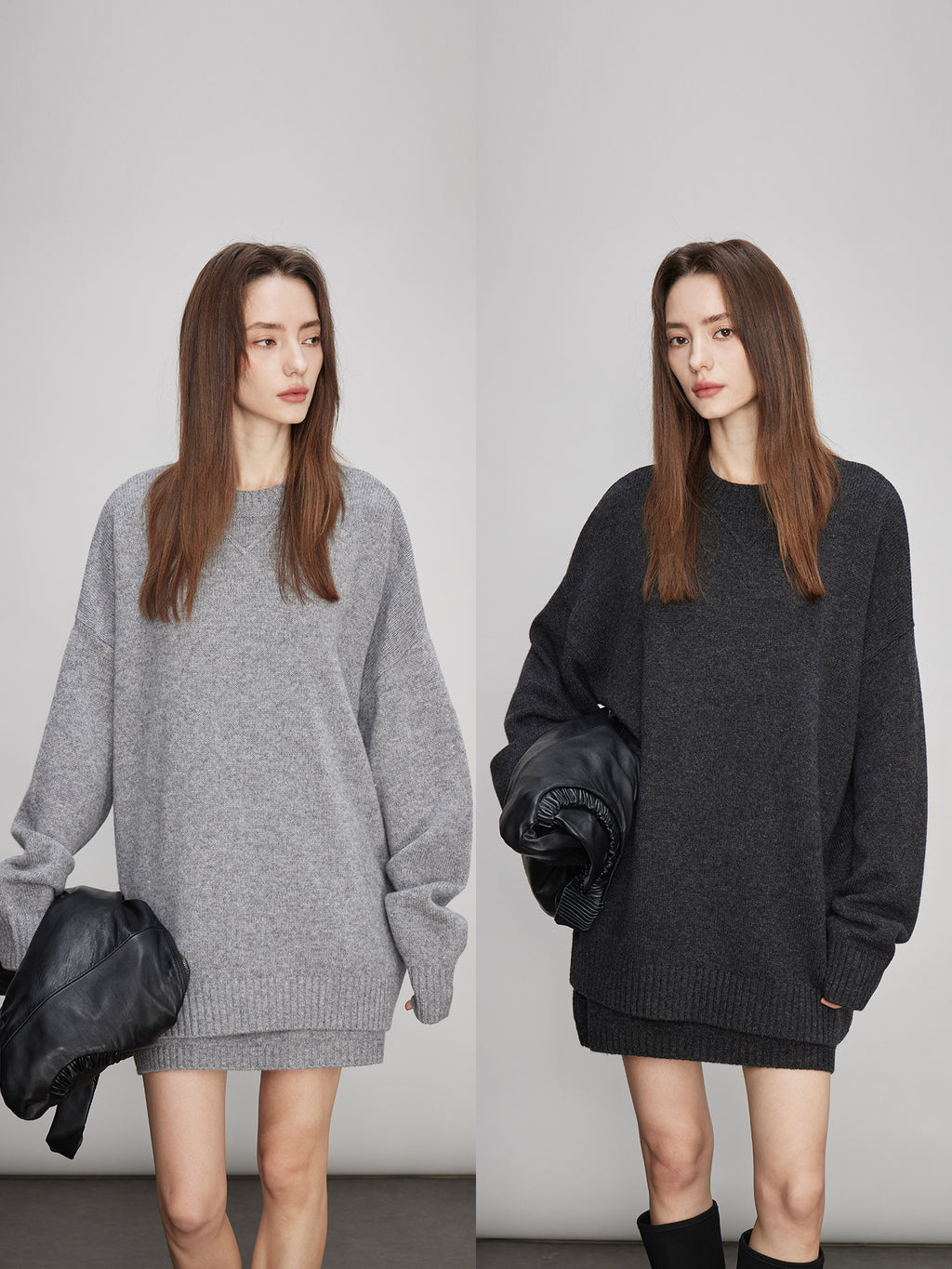 Loose Knit Tops Or Elasticated Waist Skirt_BDHL7994