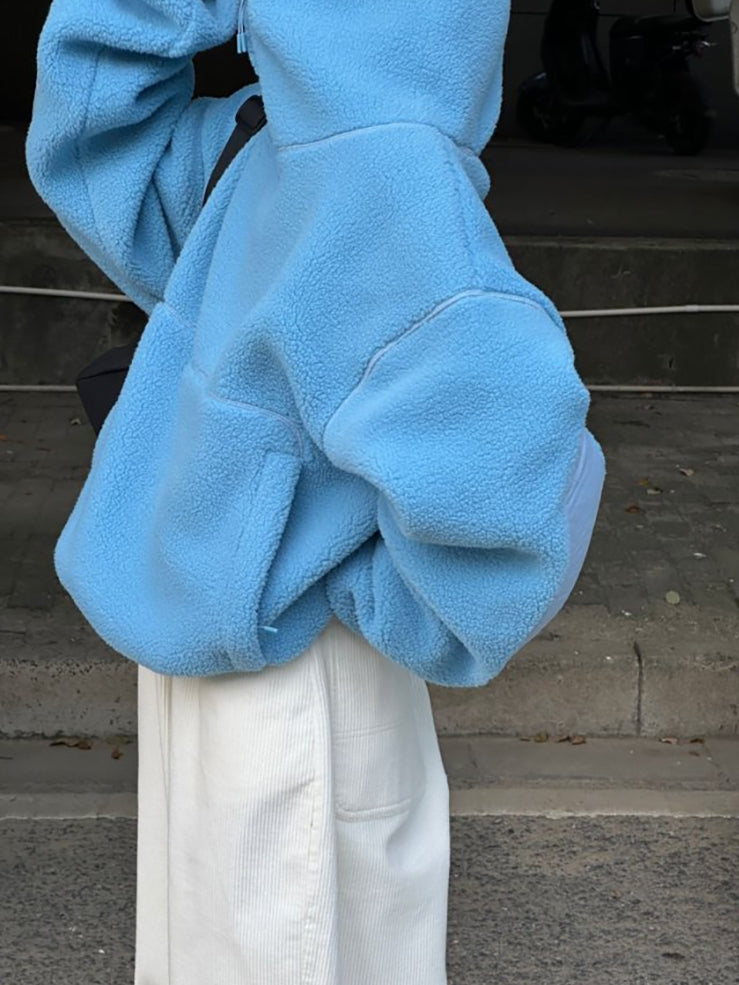 Thick Silhouette Hooded Fleece_BDHL7775