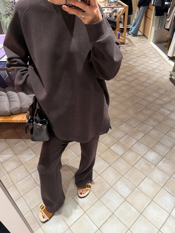 Loose-Fitting Sweatshirt Or Flared Skirt Pants_BDHL8007