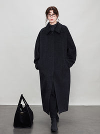 Cocoon Silhouette Long Coat_BDHL6925