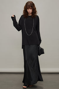 Loose Long-Sleeved Sheer Tops_BDHL6328