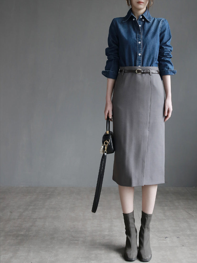 Retro Blue Denim Shirt_BDHL7259