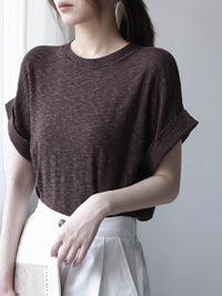 Flying Sleeve Knit Tops_BDHL7421