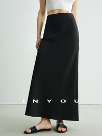 Bias Cut Slim Long Skirt_BDHL6954