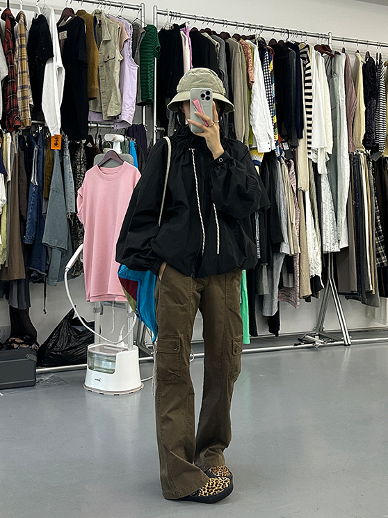 String Collar Short Length Jacket_BDHL7251