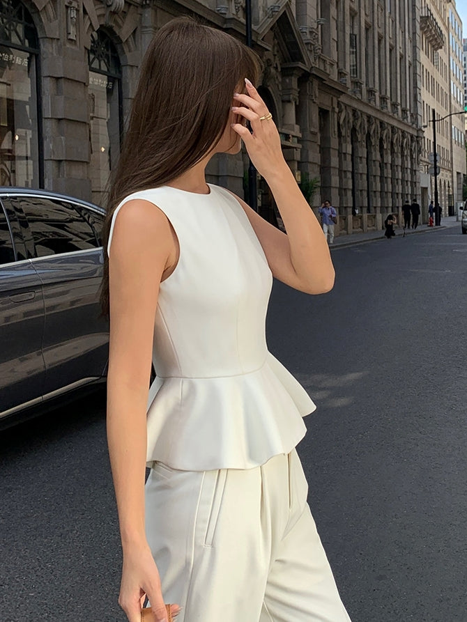 Sleeveless Tops Or Wide-Leg Pants_BDHL7500