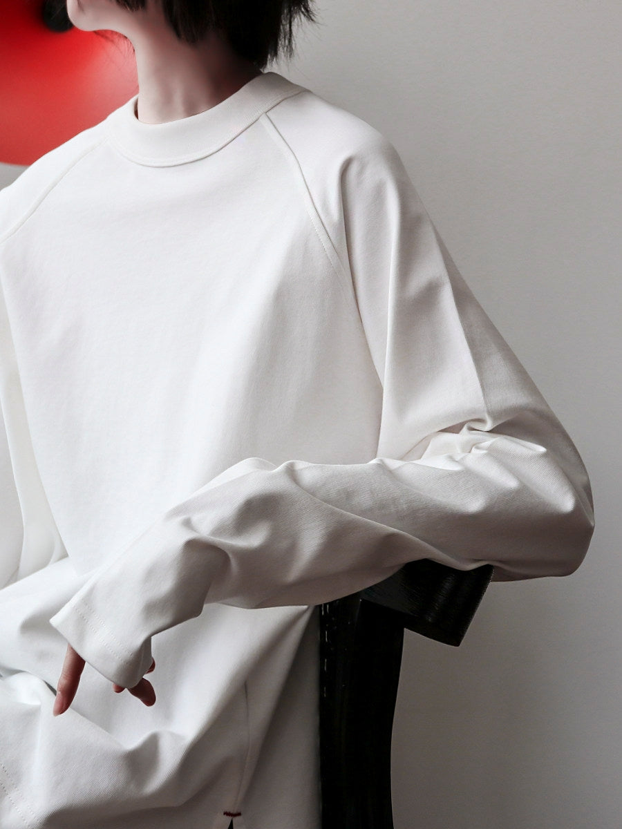 Raglan Sleeve Round Neck Tops_BDHL8103