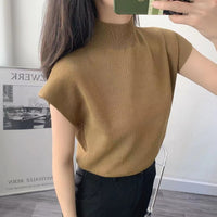 Mock Neck Knit Pullover_HL3640