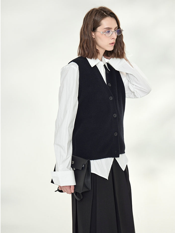Asymmetrical Waist Belt Shirt_BDHL7789