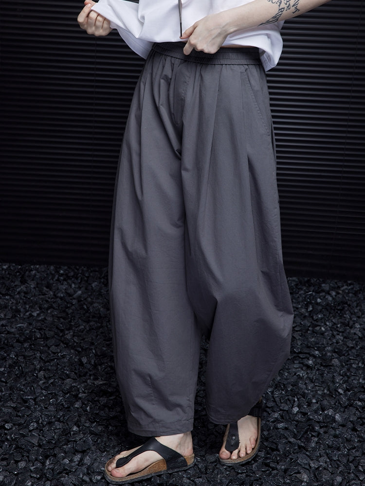 Grey Wide-Leg Pants_BDHL7024