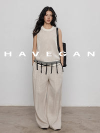 High-Waisted Mopping Pants_BDHL7369