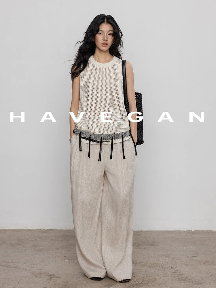 High-Waisted Mopping Pants_BDHL7369