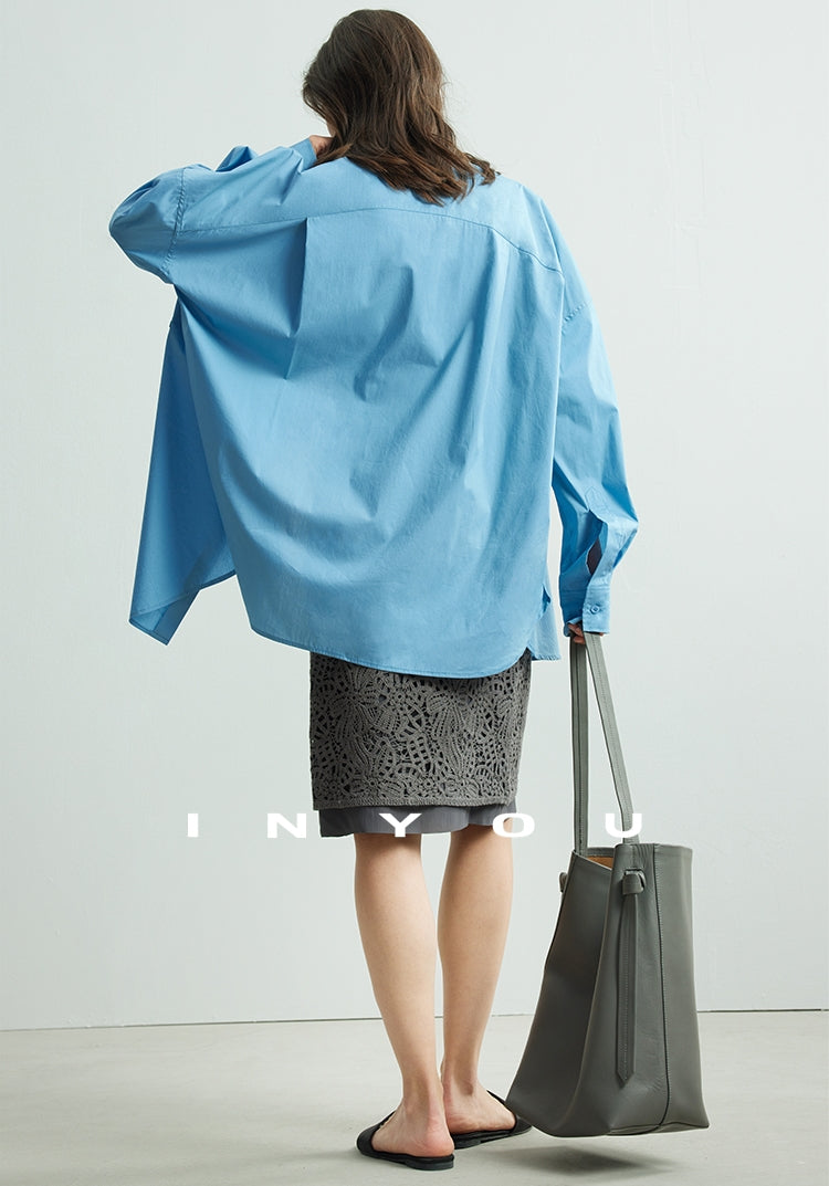 Loose-Fitting Silhouette Shirt_BDHL7155