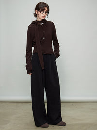 Relaxed Elastic-Waist Wide Pants_BDHL6918