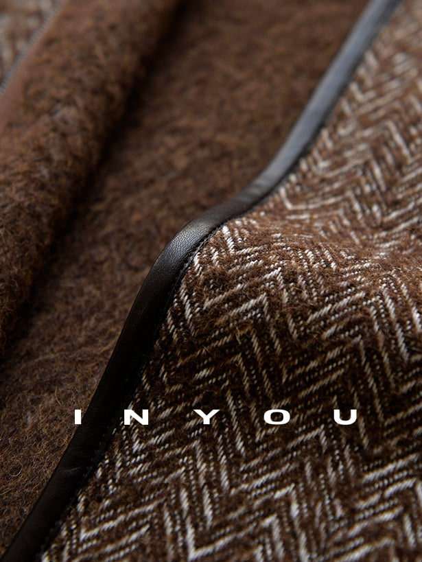 Collarless Cape Coat_BDHL7982