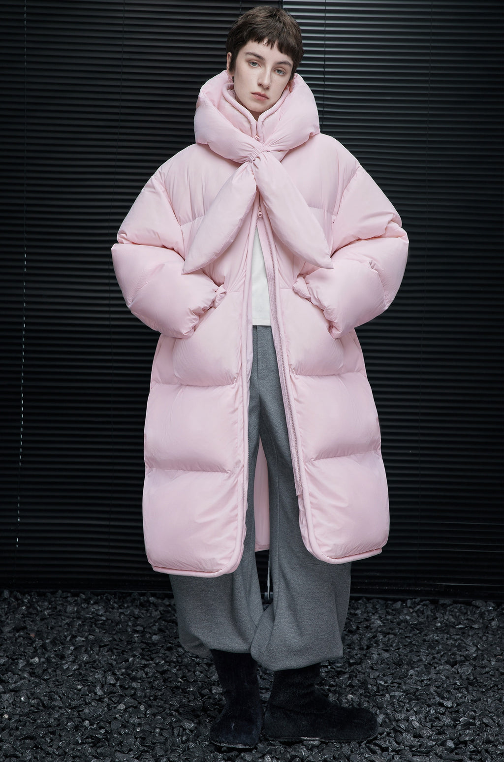 中長連帽羽絨外套_BDHL8072