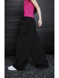 Loose Straight Draped Wide Pants_BDHL5841