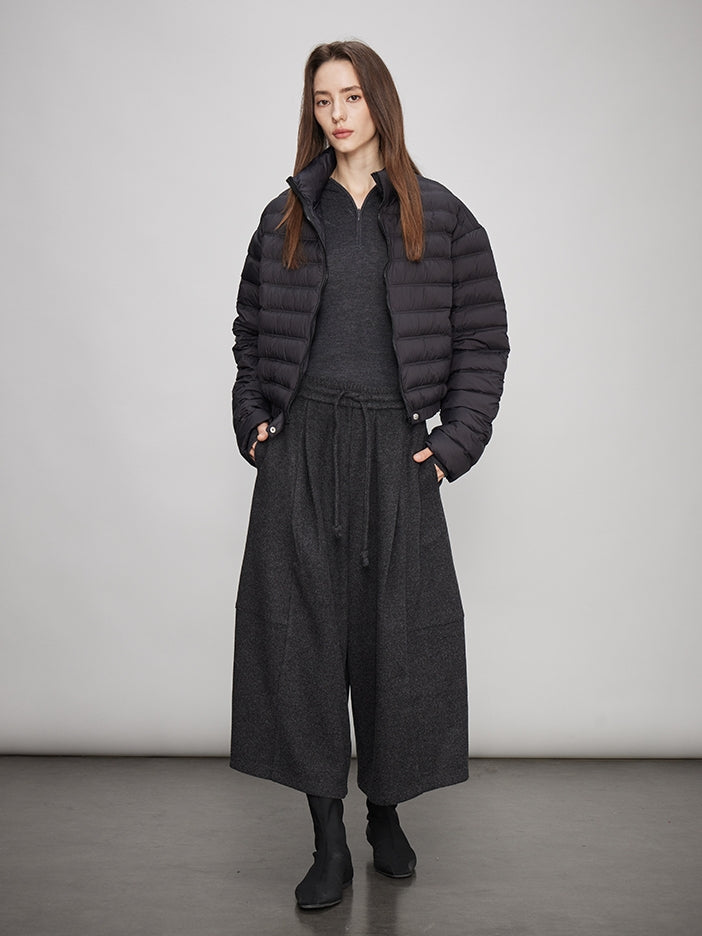 Drape Round Carrot Pants_BDHL7991