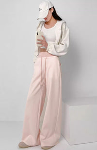 Flesh-Cover Floor-Length Pants_BDHL7228