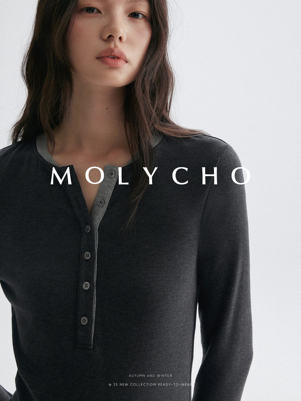 亨利領長袖上衣_BDHL7953