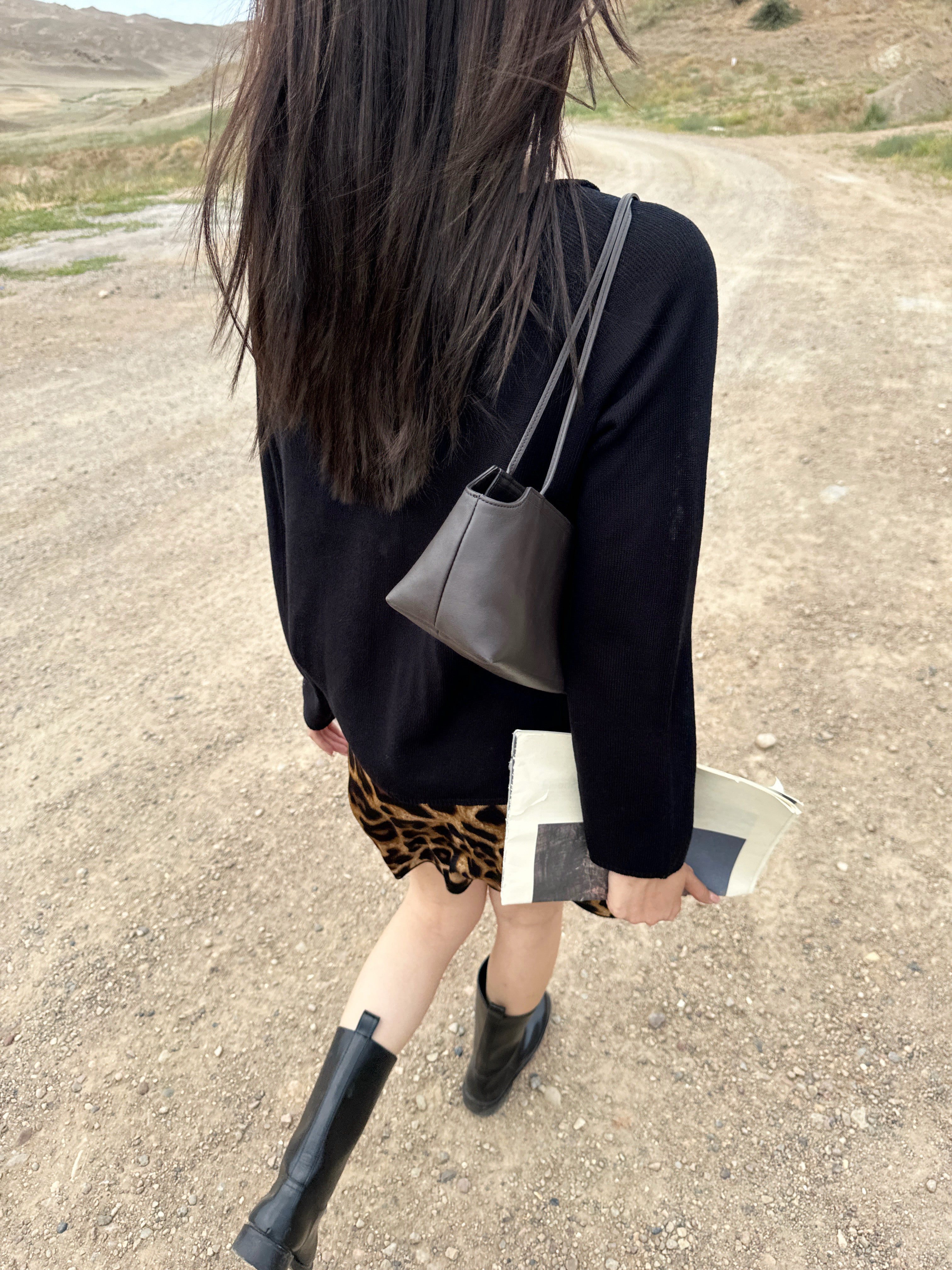 Leopard Print A-Line Mini Skirt_BDHL8442