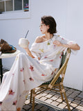 Floral Print Off-Shoulder Top or Wide-leg Pants_BDHL8234