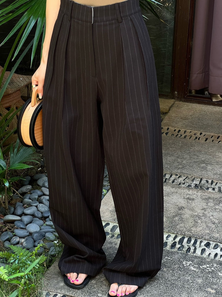 Vertically Striped Wide-Leg Pants_BDHL6201