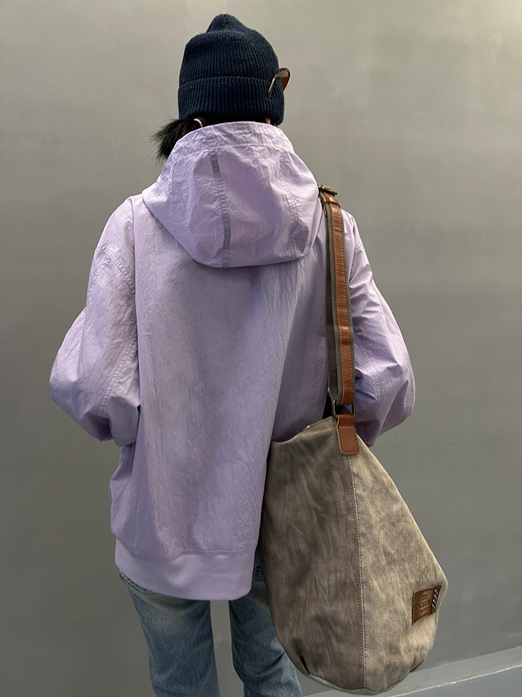Hooded Loose Small Jacket_BDHL7166