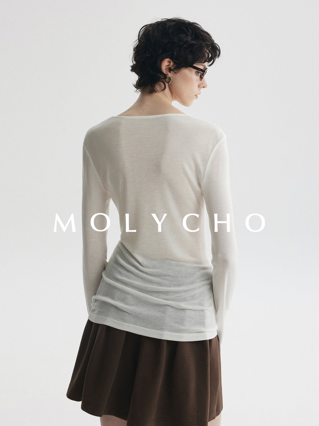 Lightweight Slim-Fit Long-Sleeved Tops_BDHL7725