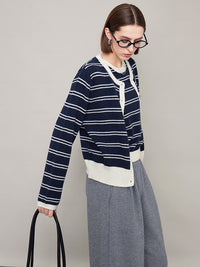 Striped Vest Or Cardigan_BDHL6612