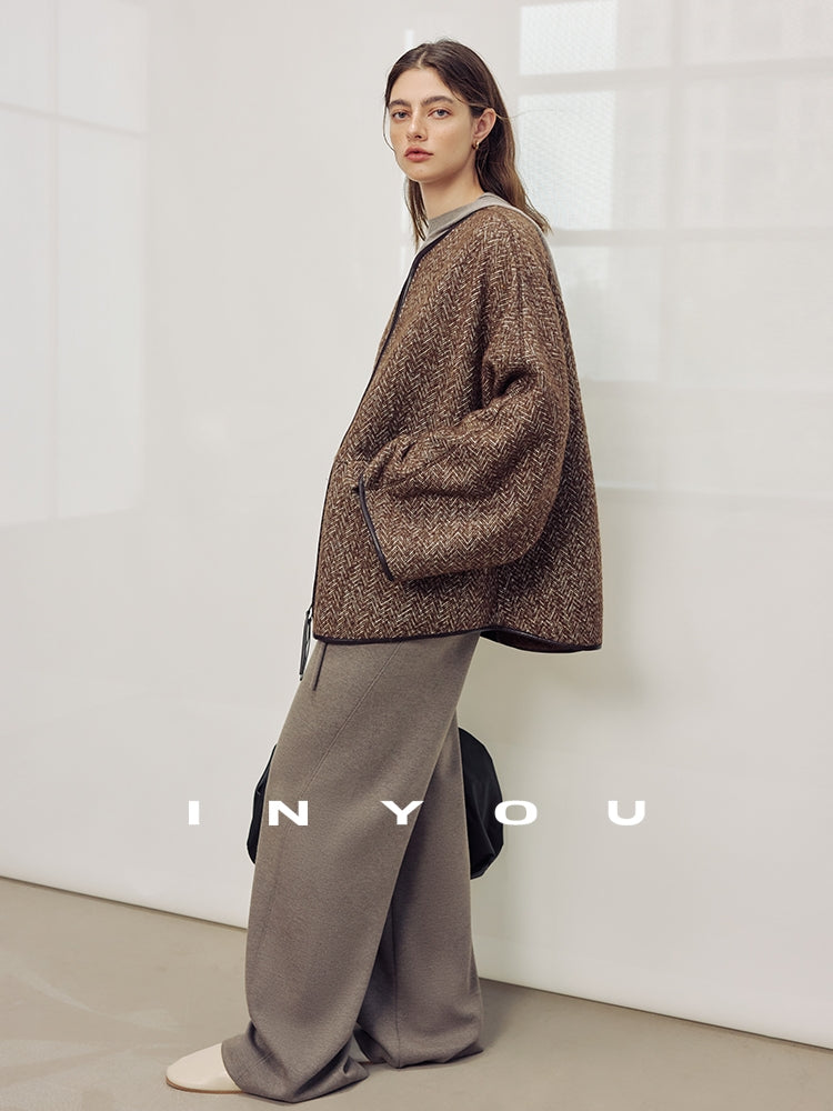 Collarless Cape Coat_BDHL7982