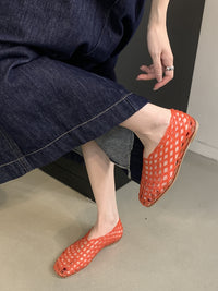 Flat Heel Mesh Shoes_BDHL7452