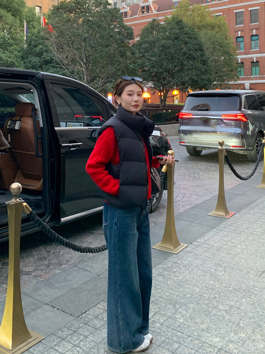 Crew-Neck Cable Knit Tops_BDHL8048