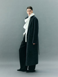 Double-sided minimalist style coat_BDHL5378