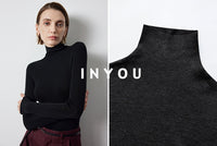 Slim Half-High-Neck or High-Neck Tops_BDHL6498