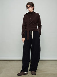 Relaxed Elastic-Waist Wide Pants_BDHL6918