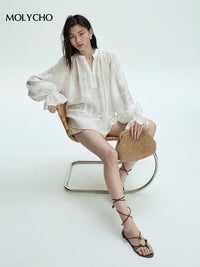 Bohemian-Style Transparent Blouse_BDHL7431