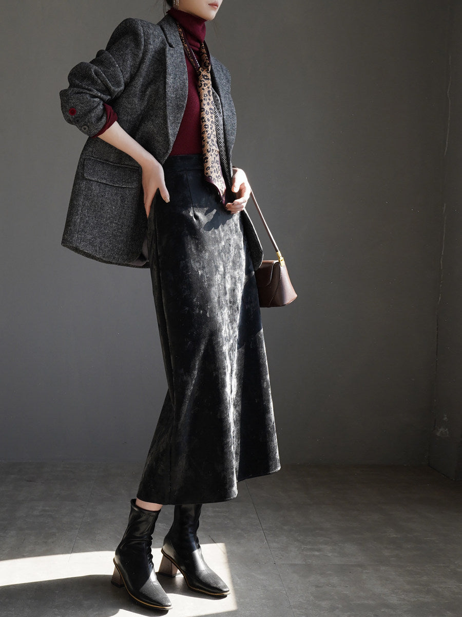 斑駁直筒裙_BDHL8064