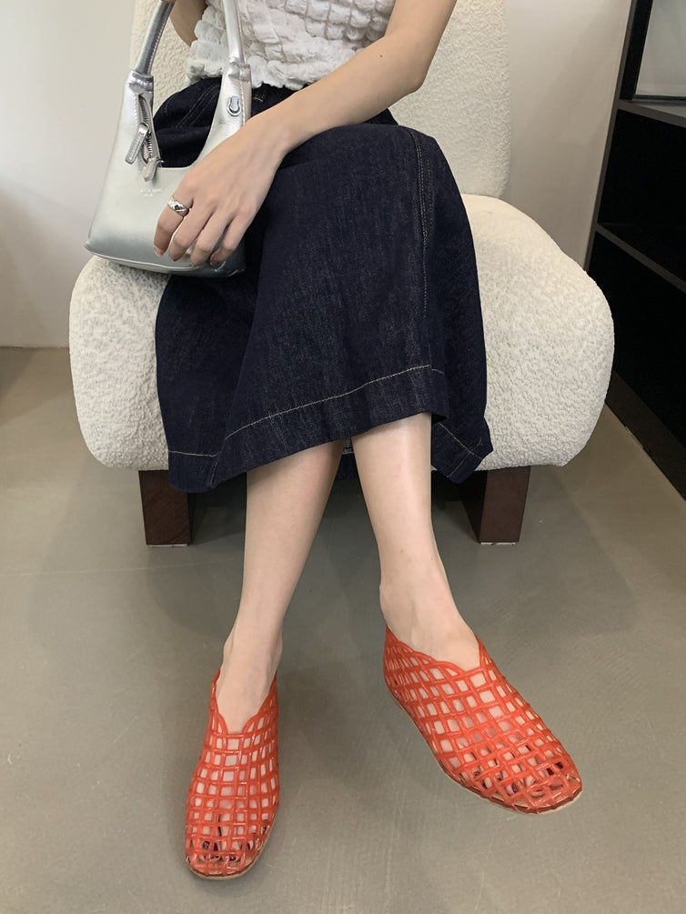 Flat Heel Mesh Shoes_BDHL7452