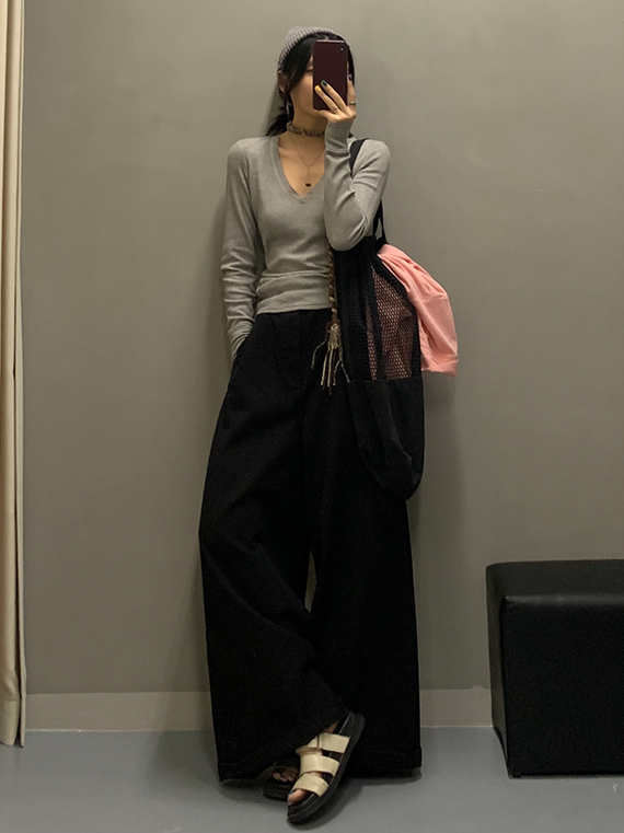深V領修身上衣_BDHL7120
