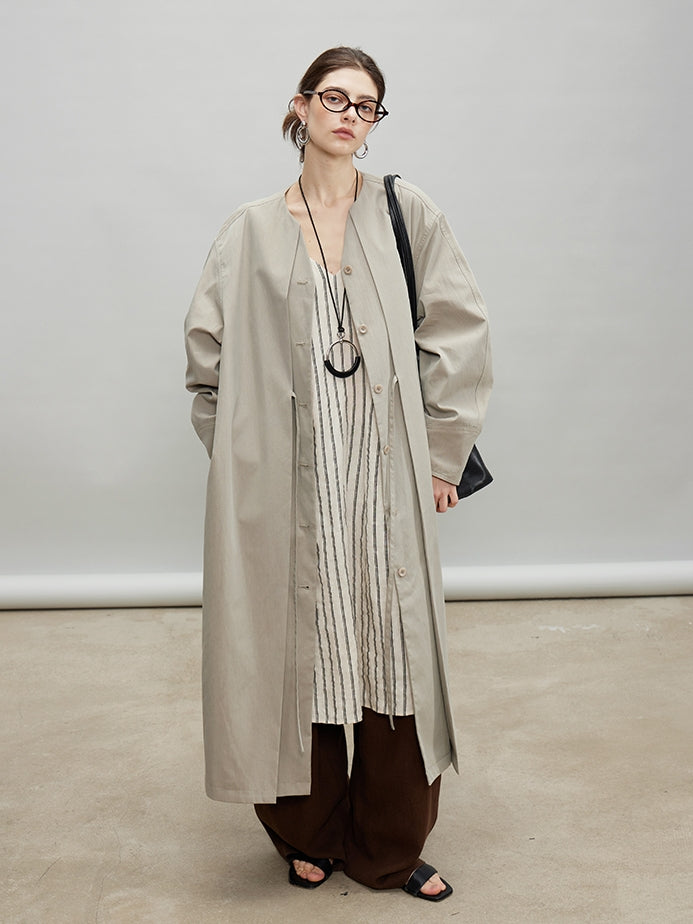 Fake Two-Piece Mid-Length Jacket_BDHL7188
