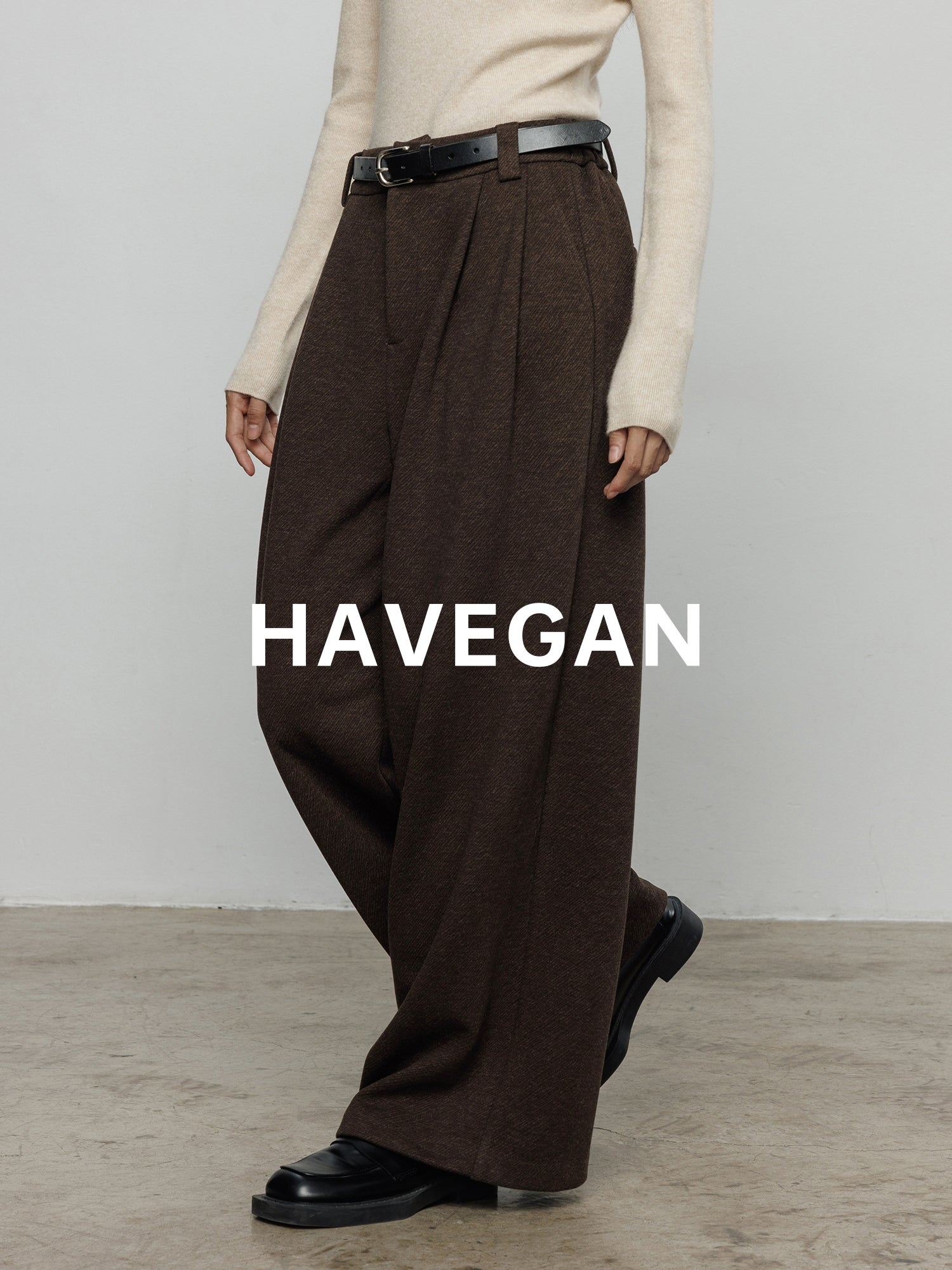 磨毛高腰闊腿褲_BDHL7962