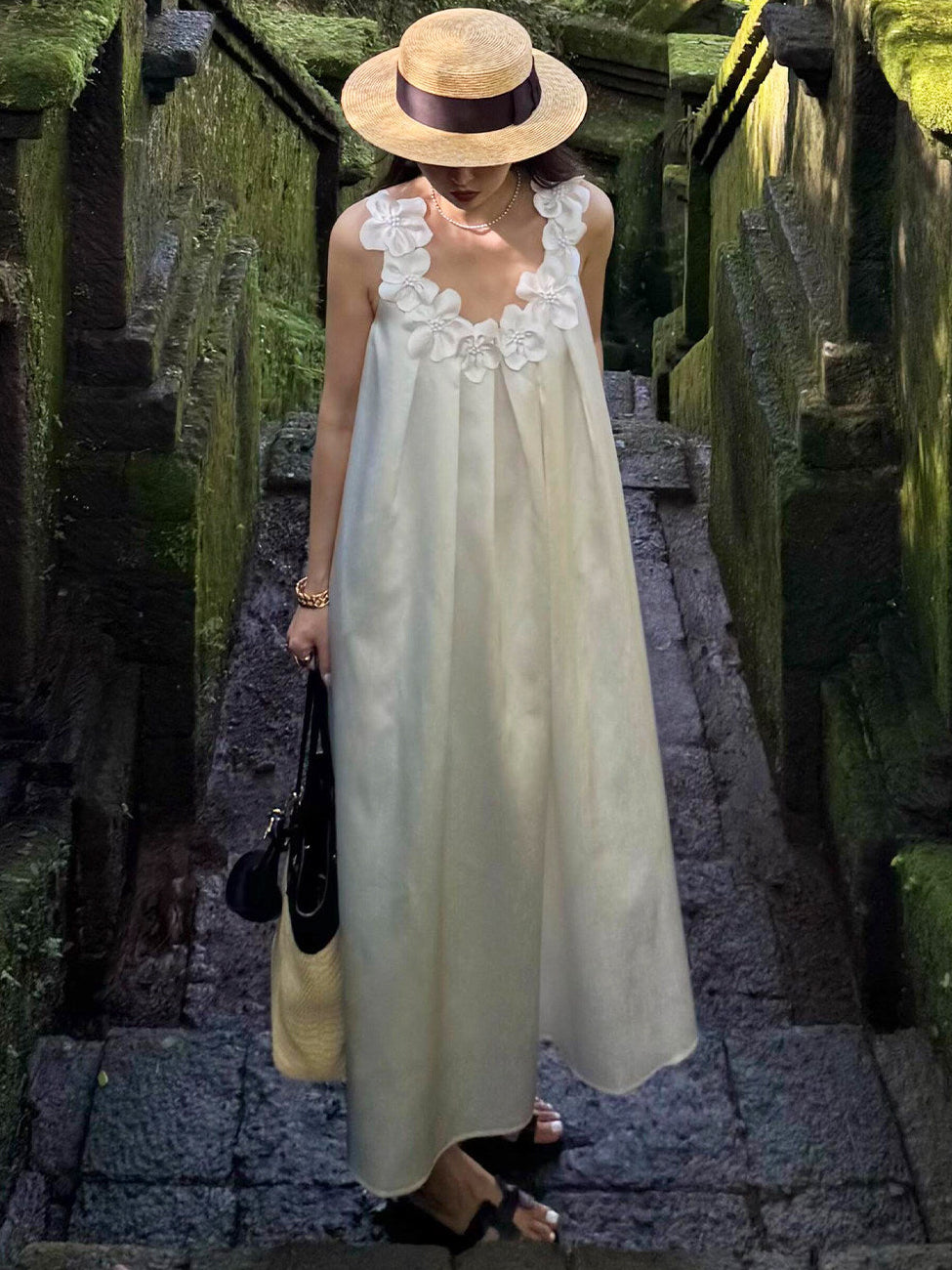 Sleeveless Bohemian Maxi Dress_BDHL8287