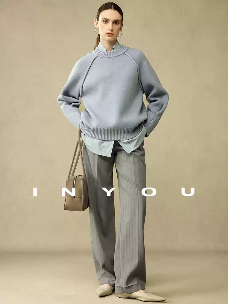 Thick Leg-Of-Matton Sleeve Knit_BDHL6789