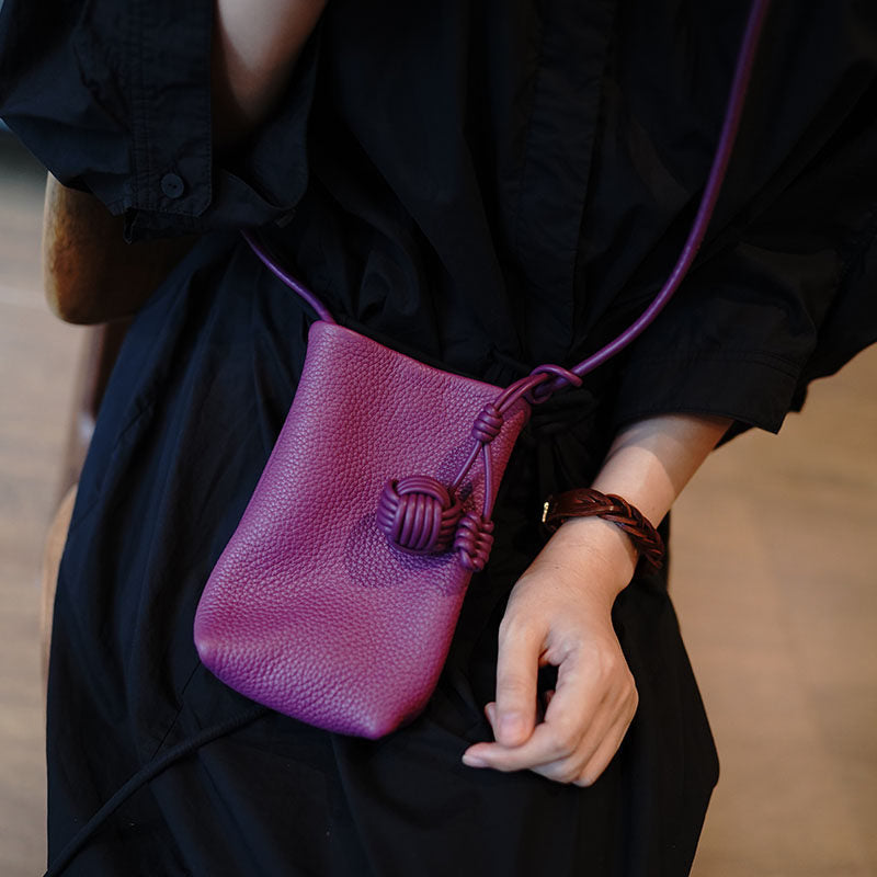 Top Grain Leather Mini Crossbody Shoulder Bag_BDHL8268