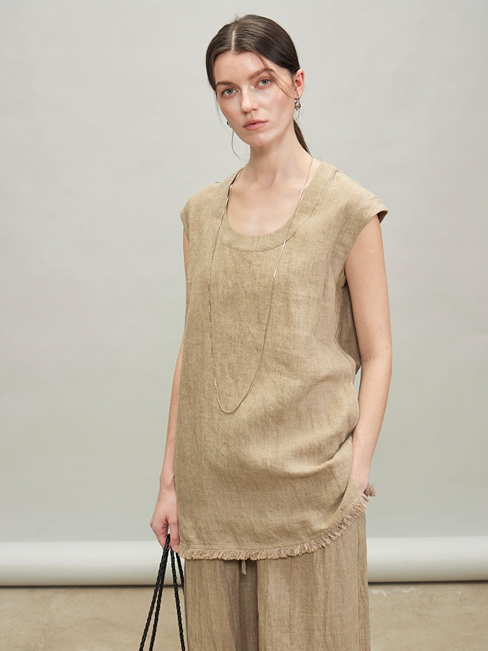 Sleeveless Top Or Straight Pants_BDHL7340