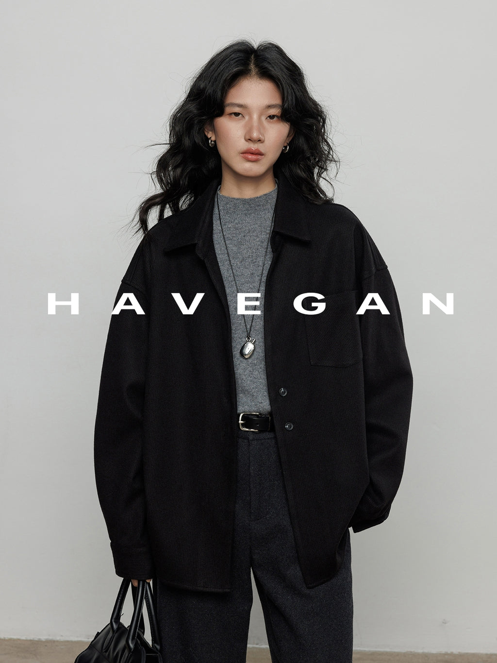 燈芯絨長袖襯衫_BDHL7970