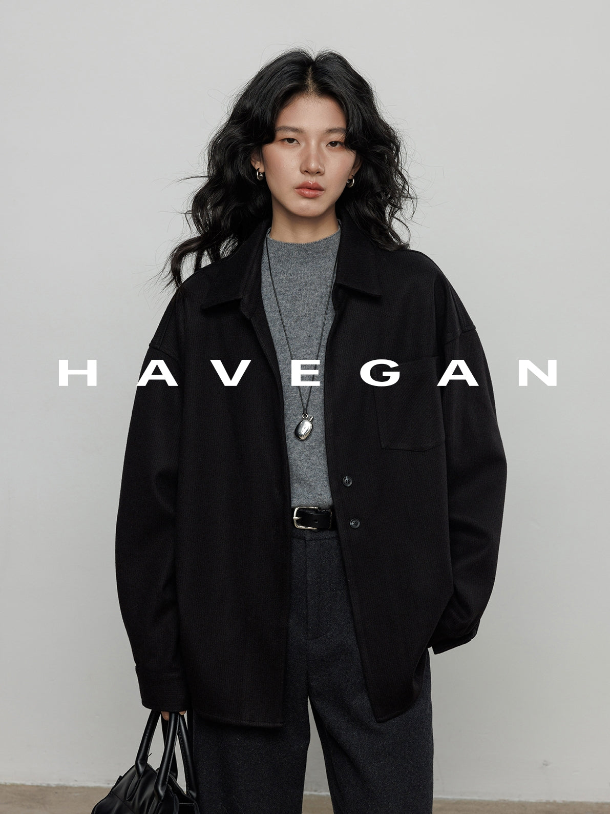 燈芯絨長袖襯衫_BDHL7970