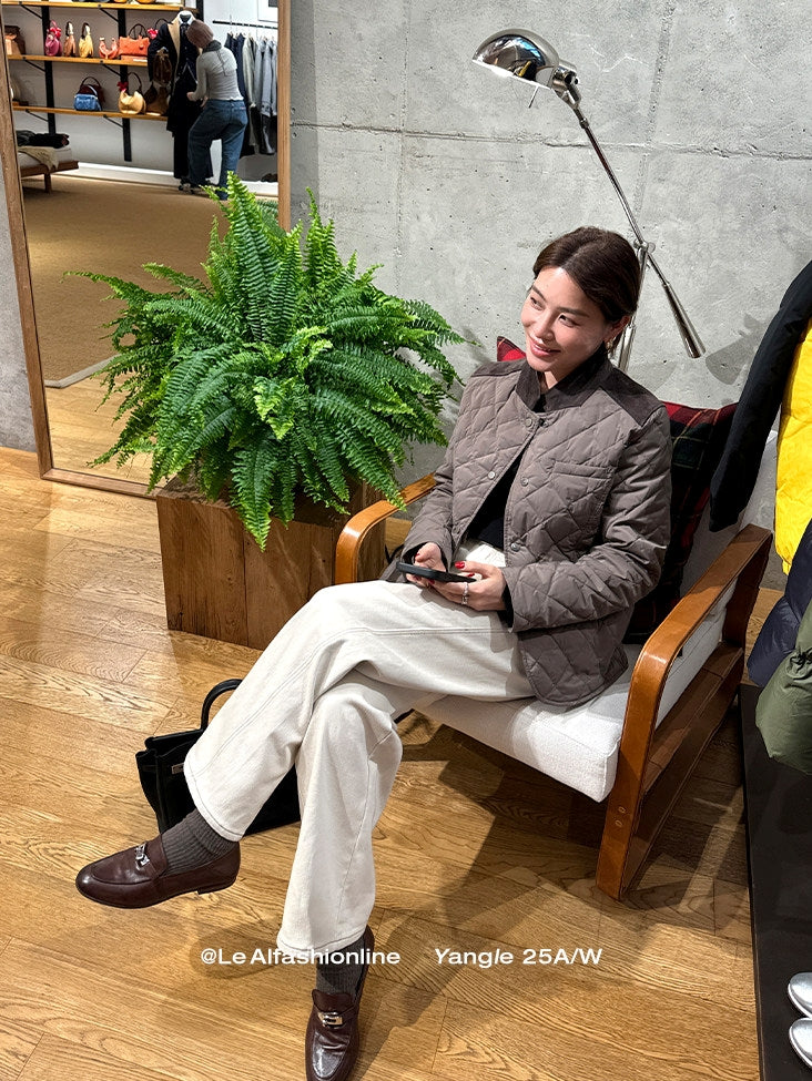 Diamond-Quilted Down Jacket_BDHL8051