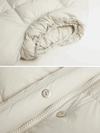 Hooded Down Vest Jacket_BDHL8012